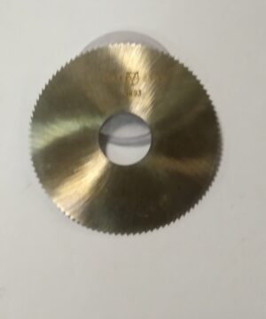 Diskinės frezos metalui 80×1,0 P6M5 (smulkūs dantys).
